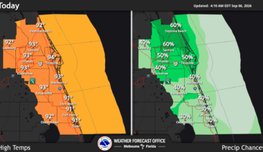 Heavy rainfall could be in store for Central Florida on Sunday, NWS says – Orlando Sentinel