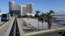 The vacant former site of the Miami Herald building seen in 2019.  (Emily Michot/Miami Herald/Tribune News Service via Getty Images)