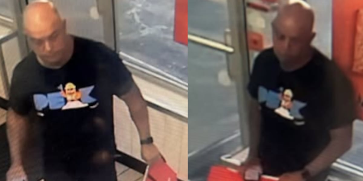 Jacksonville police request help identifying man in Little Caesars theft investigation