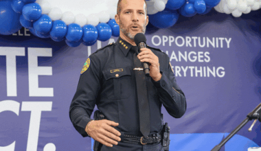 City of Miami Police Chief Edwin Lopez speaks at I AM MDC Day at MDC's North Campus.