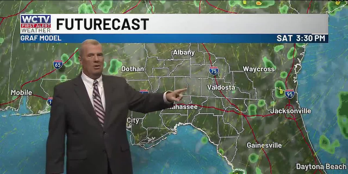 Muggy meter will stay low for one more day for Tallahassee, the Big Bend and South Georgia