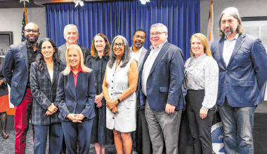 Travis Williams, Sondra Fetner, David Sweeney, Mayor Deegan, Natalie Rosenberg, Barbara Goodman, Daryl Joseph, David Marovich, Linzee Ott and Mike Zaffaroni