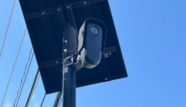 Photo of a Flock camera. (Spectrum News)