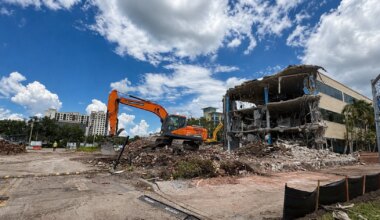 Demolition of former UPC headquarters clears way for two 31-story towers in downtown St. Pete