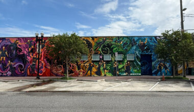 Shaun Thurston’s mural along Lomax Street is the latest contribution to public art in the Five Points area.