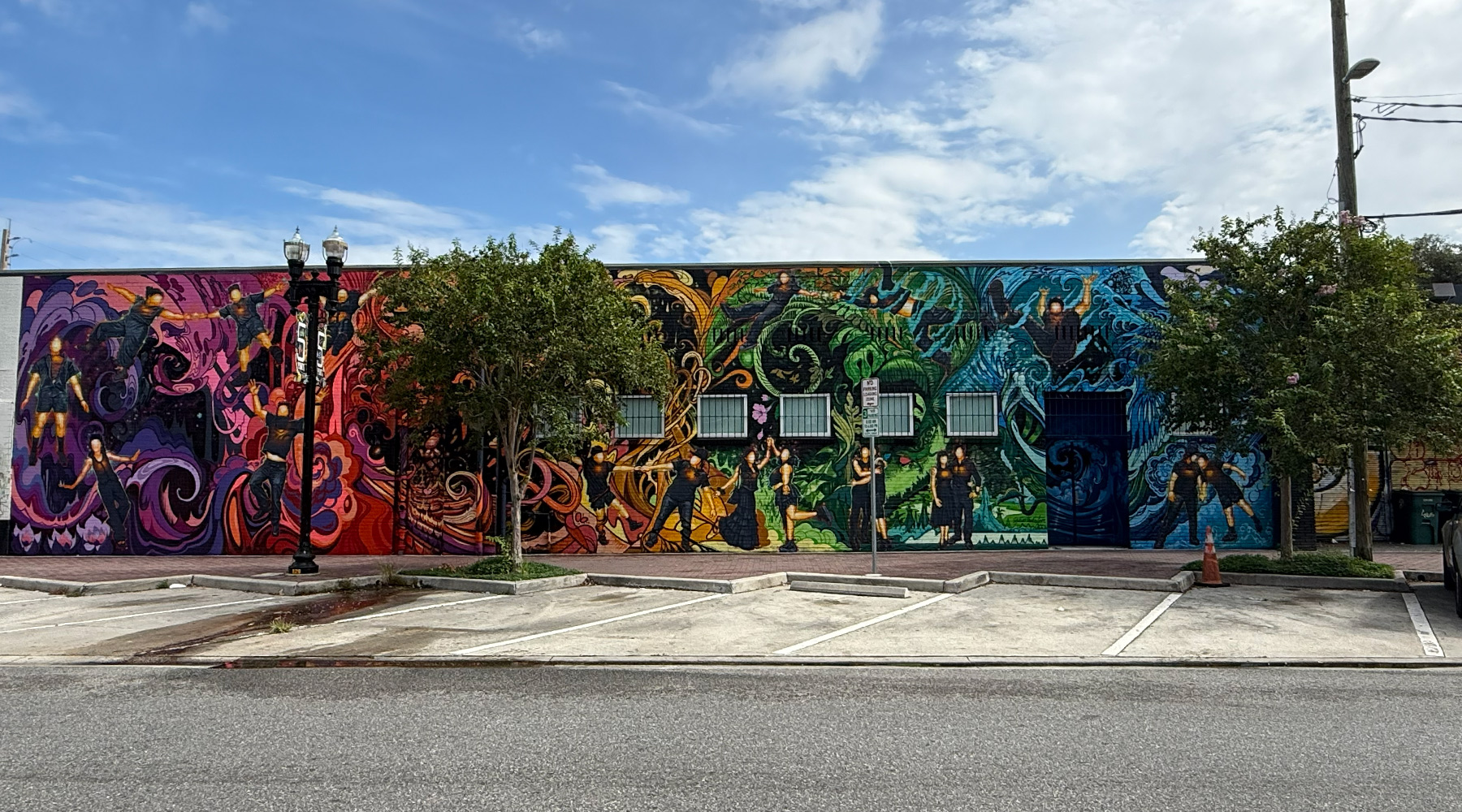 Shaun Thurston’s mural along Lomax Street is the latest contribution to public art in the Five Points area.
