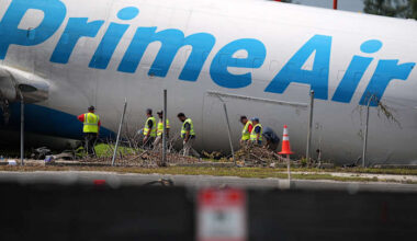 A pilot of the Amazon cargo plane that careened off Miami runway warned it was coming in too fast