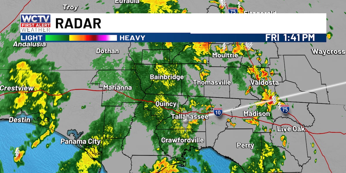 First Alert Daily: Austin is tracking more rain heading into your weekend for Tallahassee, the Big Bend and South Georgia