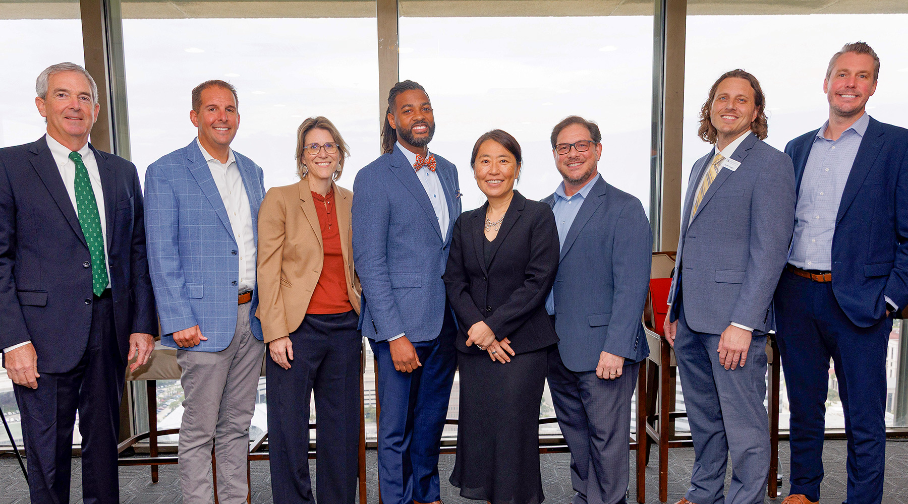 John Donahoo, Bryan Taylor, Amanda Frazier Wong and Isaiah Oliver with Mari Kuraishi, Chris Crothers, James Coggin and Ed Wood
