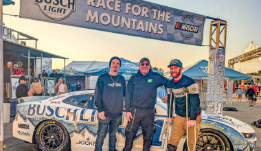 Joe’s father, Joe II, took him and his brother to their first NASCAR race in Daytona while he was recovering.