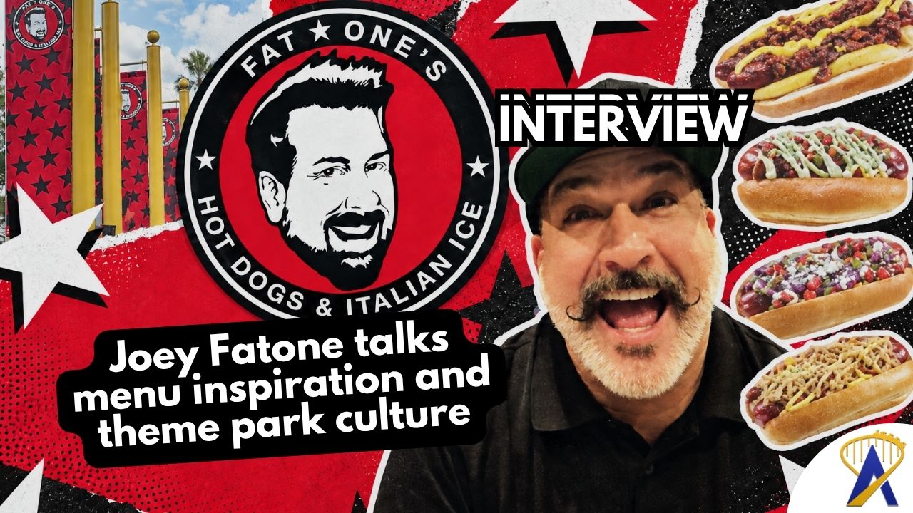 Joey Fatone interview about Universal theme parks and Fat One