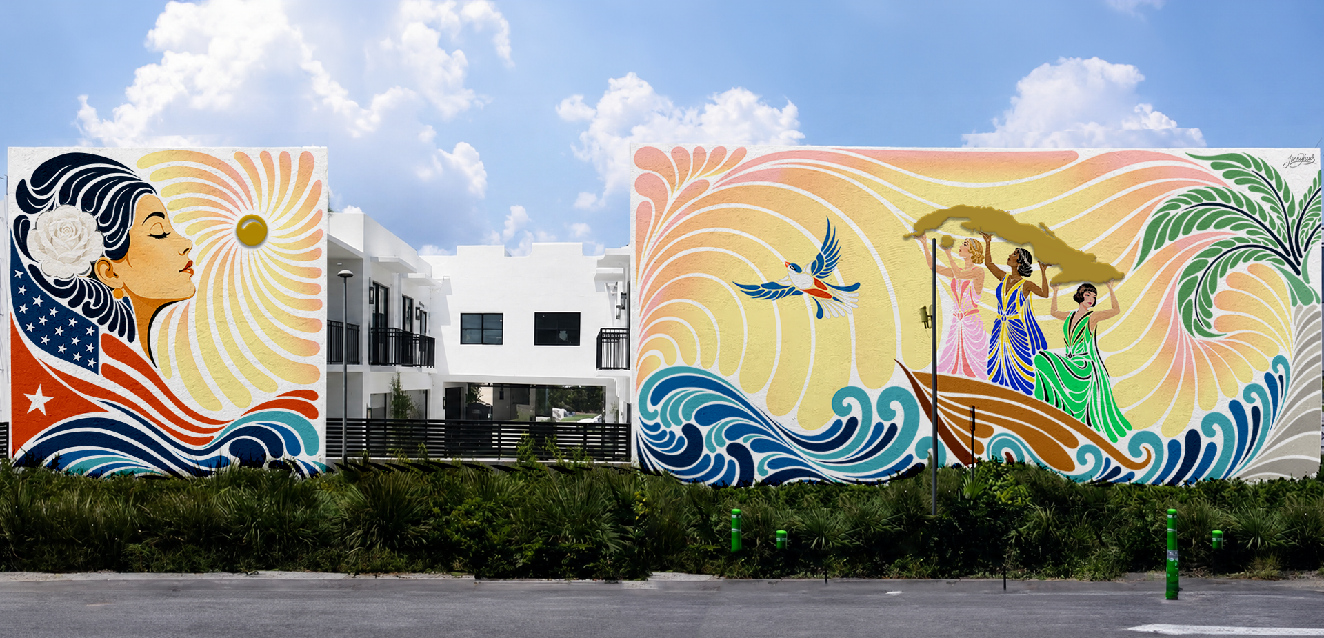 La Victoria Miami Collection Unveils Mural Artist to Celebrate Cuban Heritage in Silver Bluff