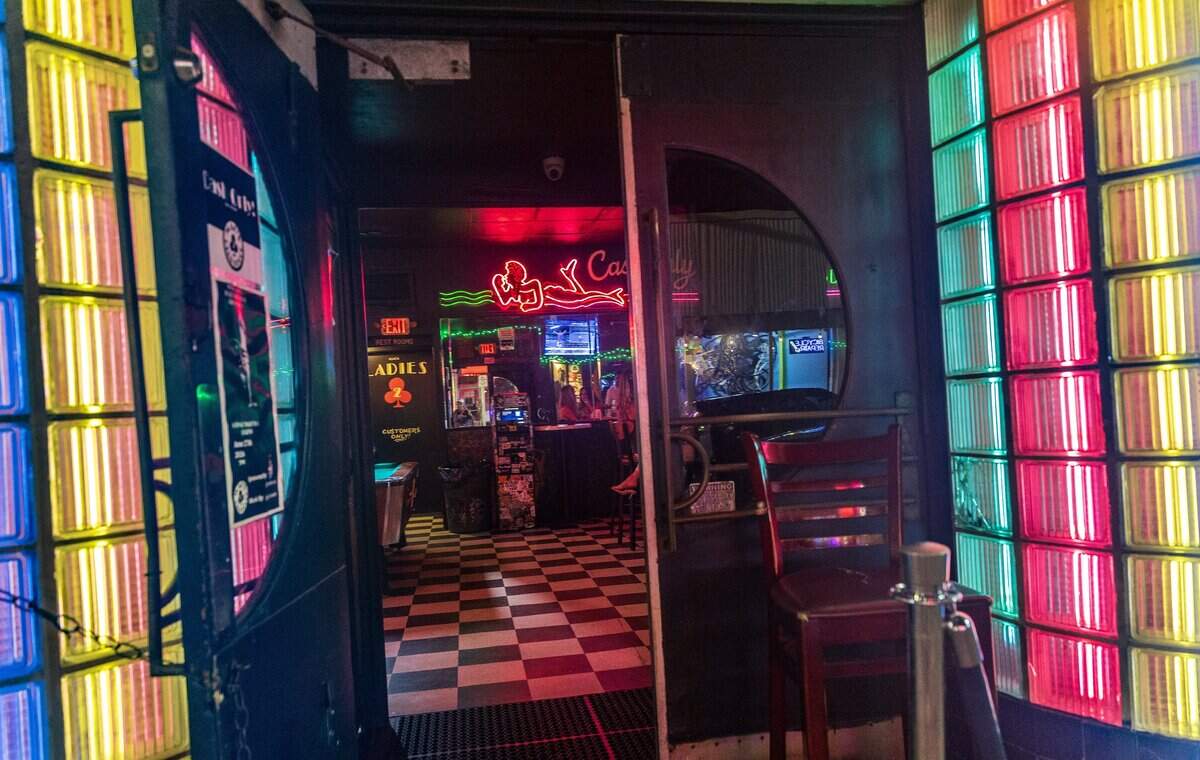 Entrance view at Mac's Club Deuce.
