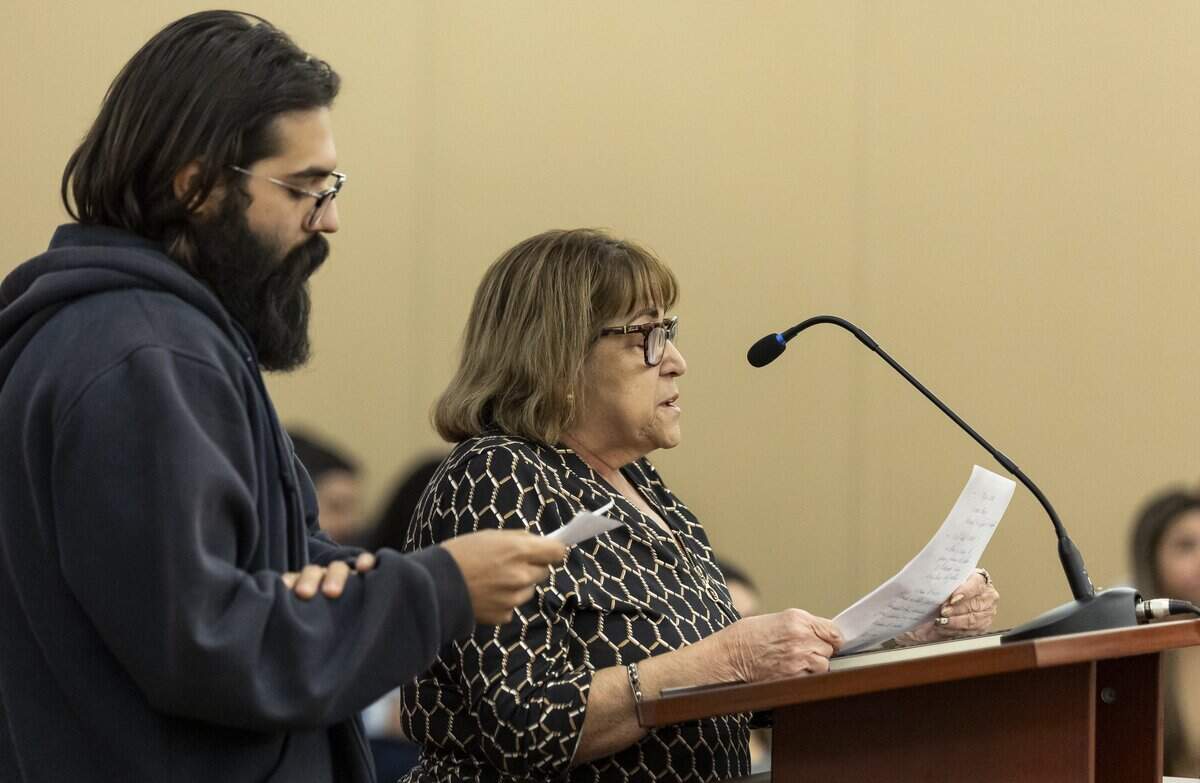 Gilda Pallares Barrios speaks during a budget meeting at Hialeah City Hall on Tuesday, Sept. 22, 2026, in Hialeah, Fla. Residents and library employees attended the meeting to voice their concerns about the city's proposal to renovate the John F. Kennedy Library.