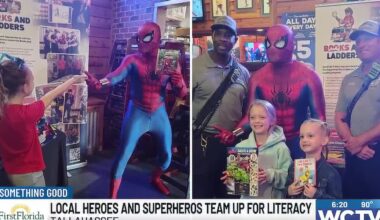Something Good: Spider-Man teams up with firefighters to promote literacy