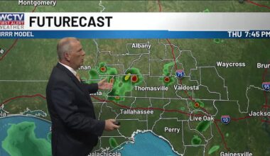 Hit or miss showers for your holiday weekend for Tallahassee, the Big Bend and South Georgia