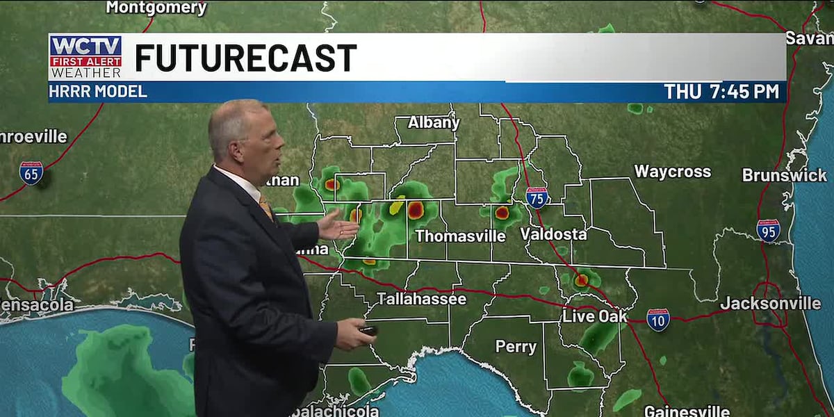 Hit or miss showers for your holiday weekend for Tallahassee, the Big Bend and South Georgia