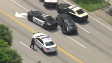 The pursuit unfolded on the streets of northwest Miami-Dade.