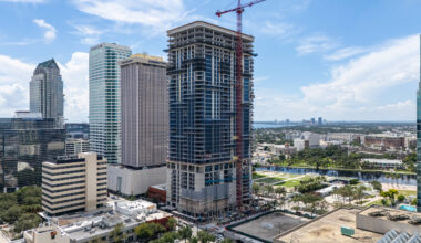 Exterior Work Advances on 42-Story ONE Tampa in Downtown Tampa