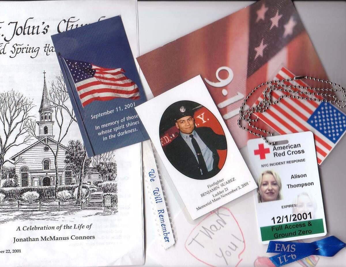 Photographs from ground zero after the Sept. 11, 2001, terrorist attacks in Lower Manhattan.