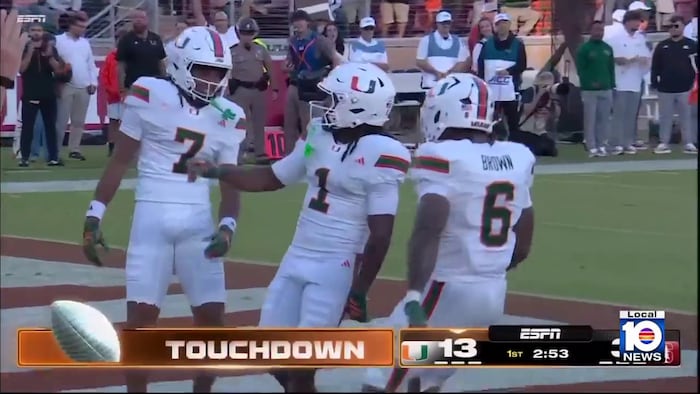 Mensah, Toney rewrite Miami record book in 45-6 rout of Stanford