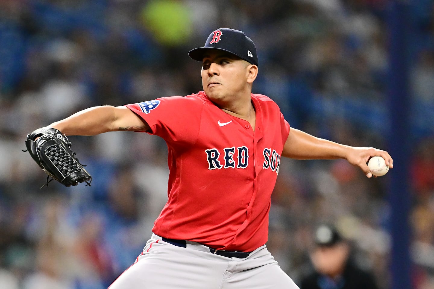 Despite walking five batters, Ranger Suarez pitched into the sixth inning Friday and only allowed one run to the Rays. 
