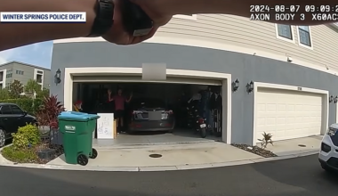 Florida Dad Drops Kids Off at School, Returns Home to a Gun in His Face: "Let Me See Your Hands!"