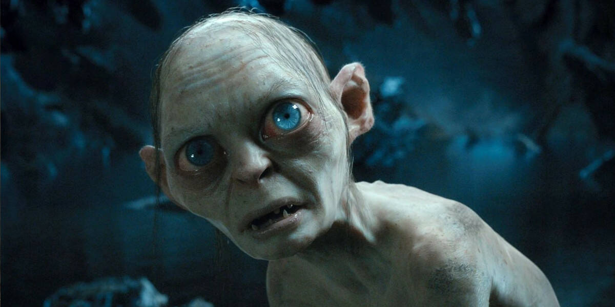 Andy Serkis as Smeagol/Gollum in The Lord of the Rings