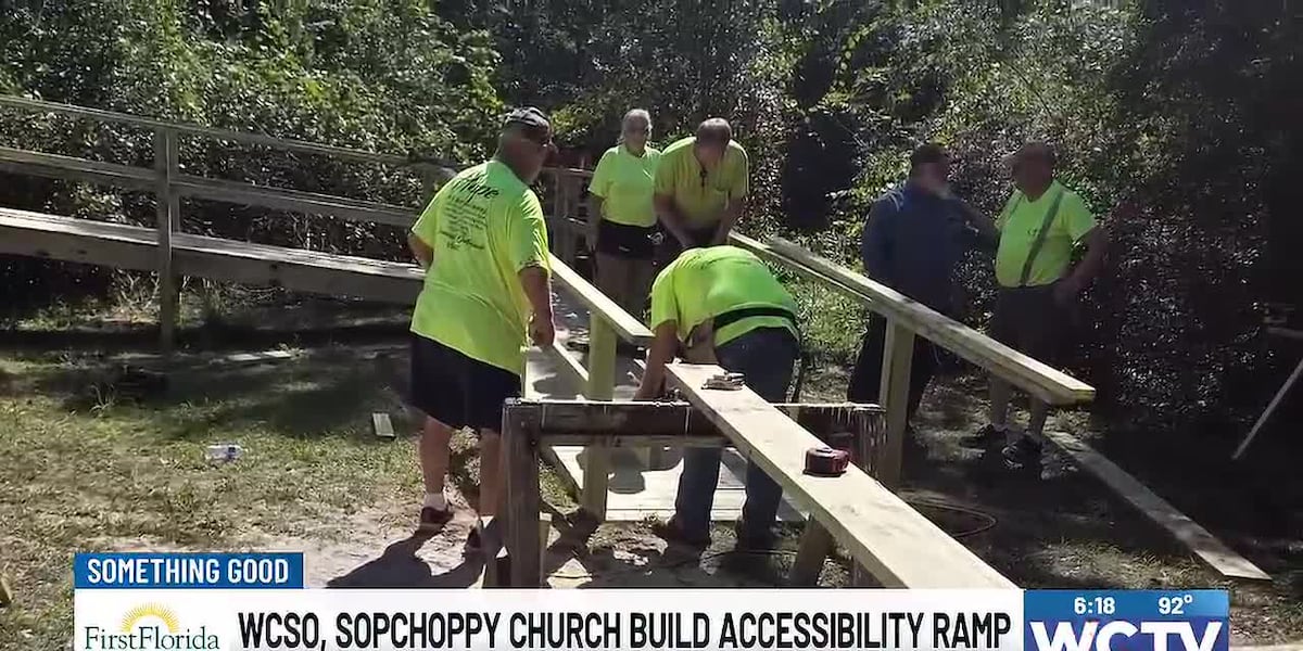 Something Good: WCSO, Sopchoppy Baptist Church build accessibility ramp