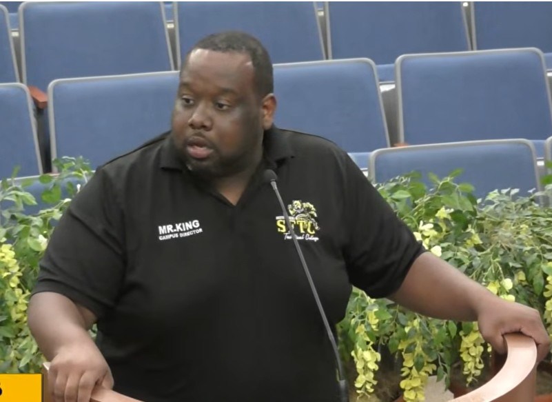 Pompano’s new problem is candidate Delvin King