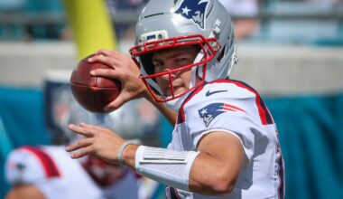 Drake Maye and the Patriots are in search of their second win of the season in Jacksonville.