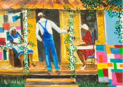 Allen Fireall's "Uncle Harry's Visit" will be part of the "To Imagine a Home" exhibition at Rollins Museum of Art in Winter Park. (Courrtesy Rollins Museum of Art)