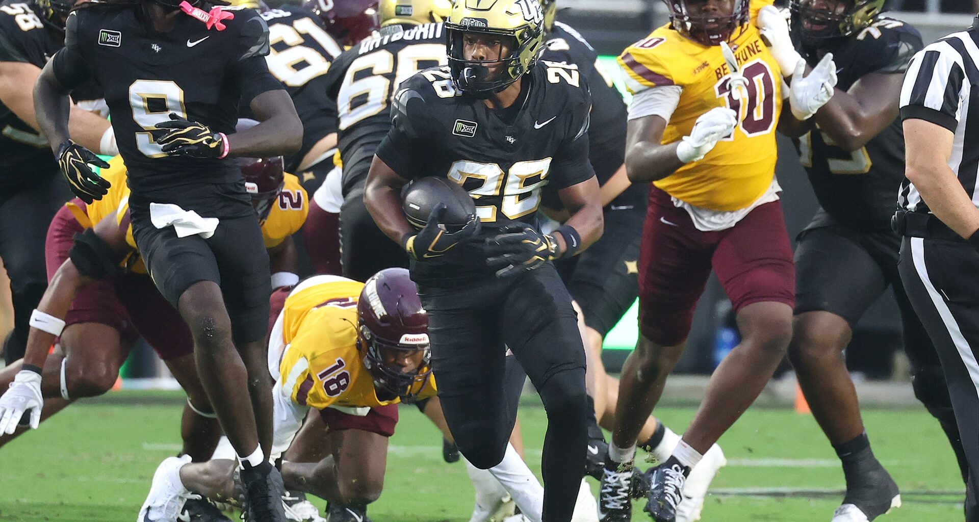 UCF ties school points record as Knights cruise past Bethune-Cookman