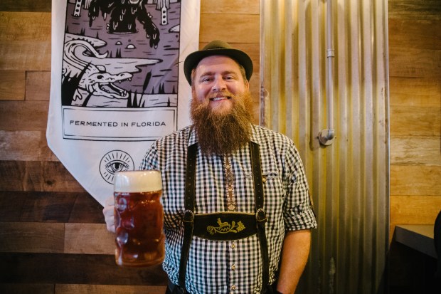 Traditional trachten (clothing) is encouraged at Sidetoberfest, this year taking place Sept. 19-20 at Sideward Brewing in Orlando's Milk District neighborhood. (Photo courtesy Sideward Brewing)