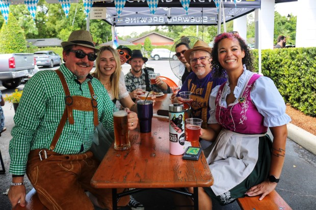 Sidetoberfest brings with it two days of enjoying Sideward Brewing's biergarten, an entire special menu of German-inspired fare, litres and litres of Sausage Fingers (our festbier) and more. New this year: live entertainment! (Photo courtesy Sideward Brewing)