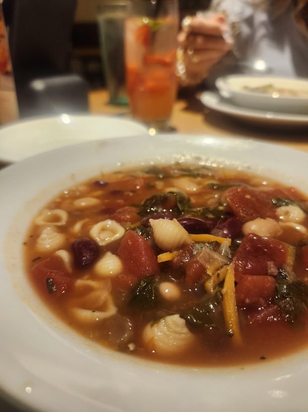 I heard lots about OG's pasta fagioli but I preferred their take on Minestrone. (Amy Drew Thompson/Orlando Sentinel)