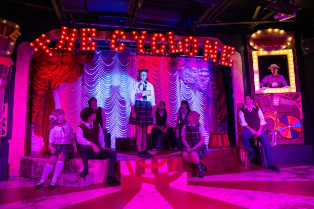 Original cast members of Theatre South Playhouse's "Ride the Cyclone," including Jana Demmings as Constance, are returning to help celebrate the 100th performance of the production. (Courtesy Creativa Photography/Theatre South Playhouse)