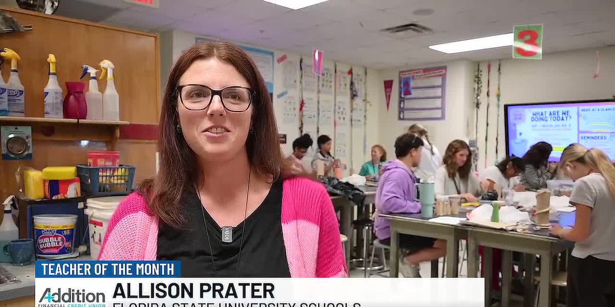 Florida State University Schools teacher named WCTV, Additional Financial ‘Teacher of the Month’
