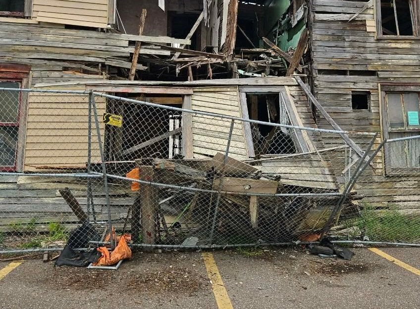 Another segment of downtown Tampa’s historic Jackson House has collapsed