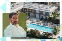 Terra’s David Martin and an image of the completed Upland Park phase I