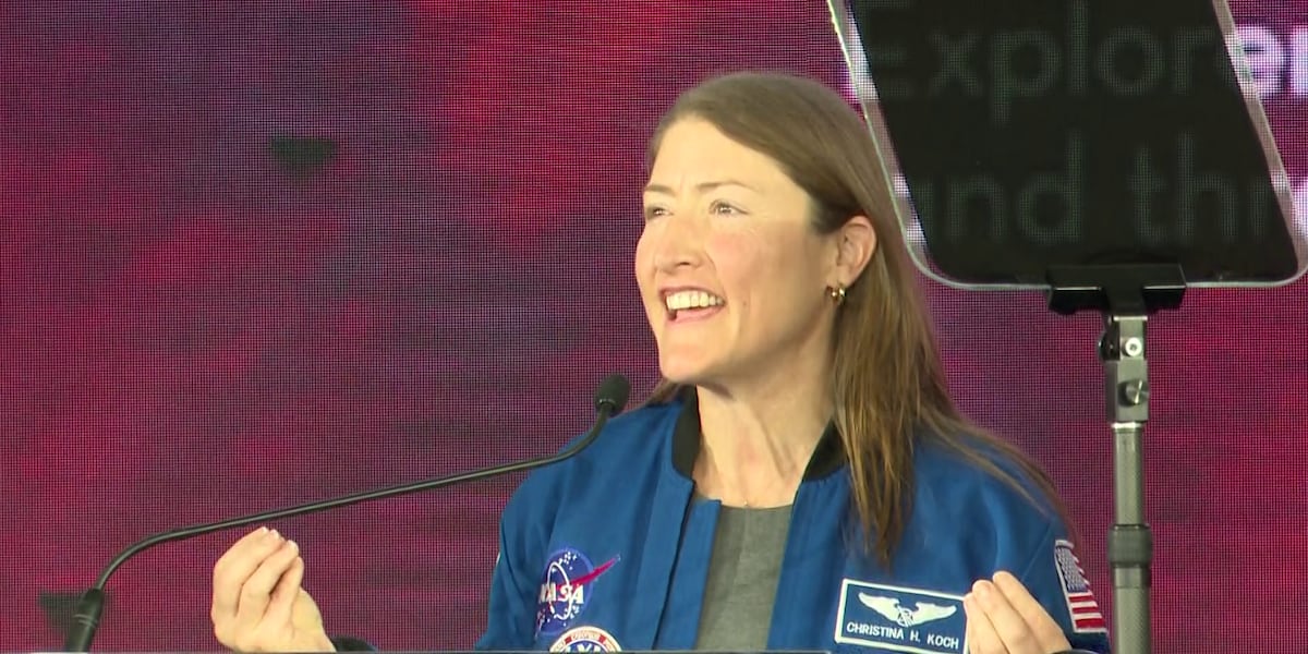 Astronaut Christina Koch to grand marshal Jacksonville Christmas Holiday Parade