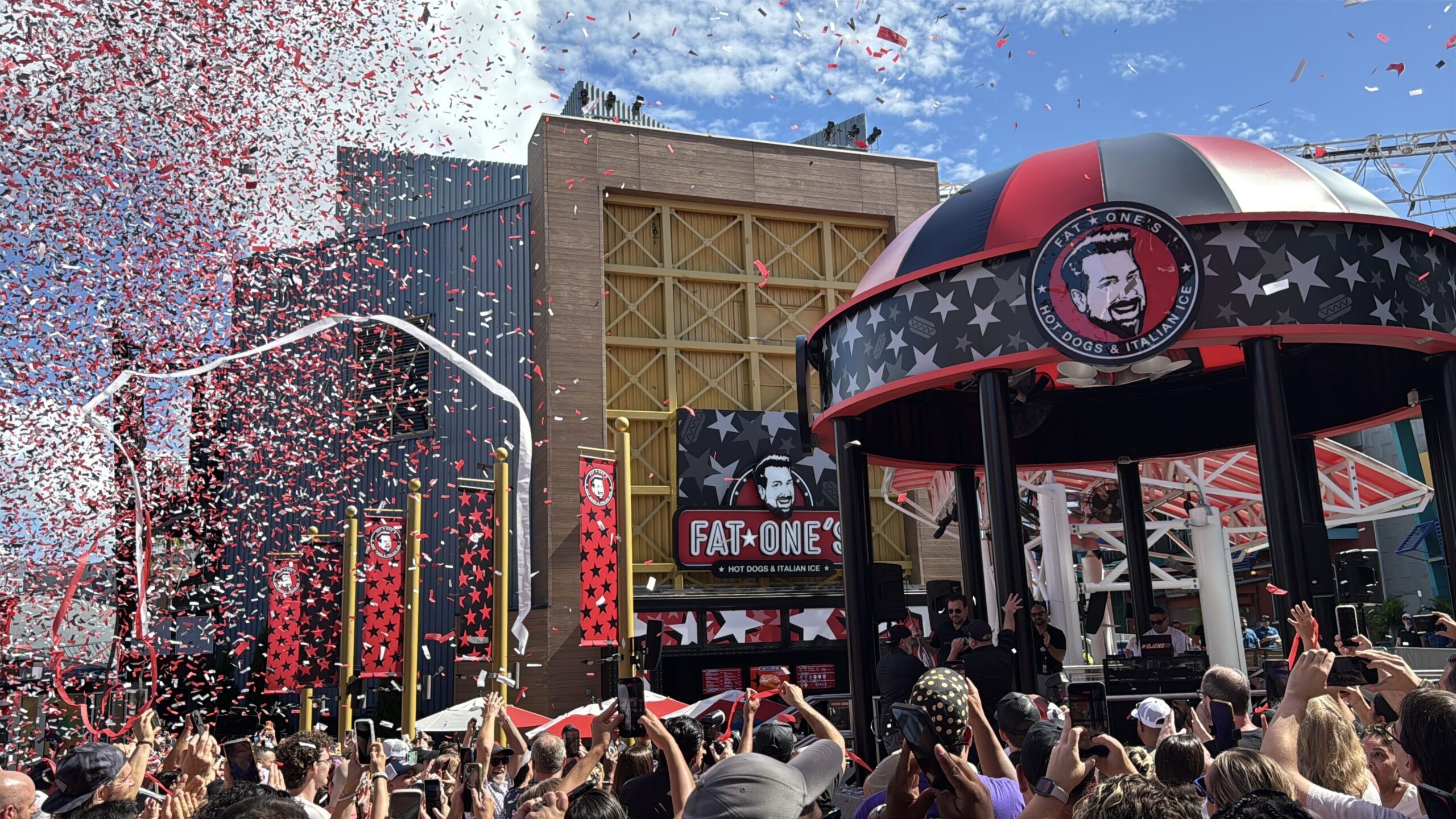 Joey Fatone has gone from performing at Universal Studios Florida to opening his very own restaurant at Universal CityWalk.