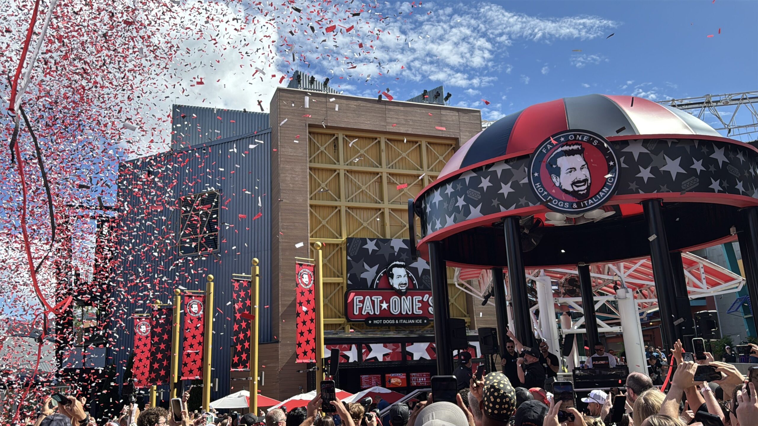 Joey Fatone has gone from performing at Universal Studios Florida to opening his very own restaurant at Universal CityWalk.