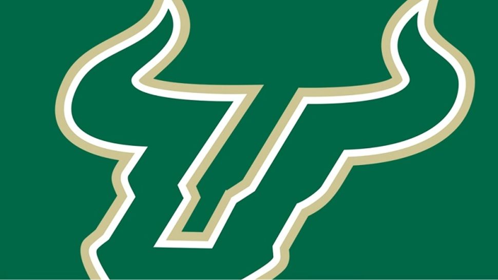 University of South Florida Bulls Logo on a green background.