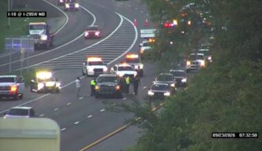 Traffic Alert: Crash blocks 2 lanes, causes major delays on northbound I-295 near I-10