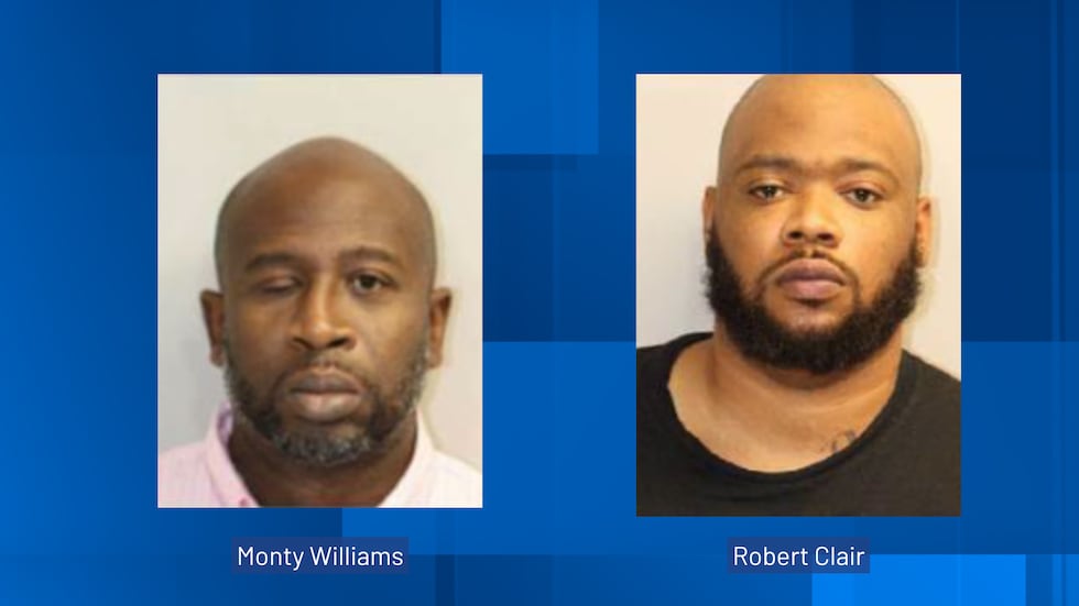 Monty Williams and Robert Clair booking photos