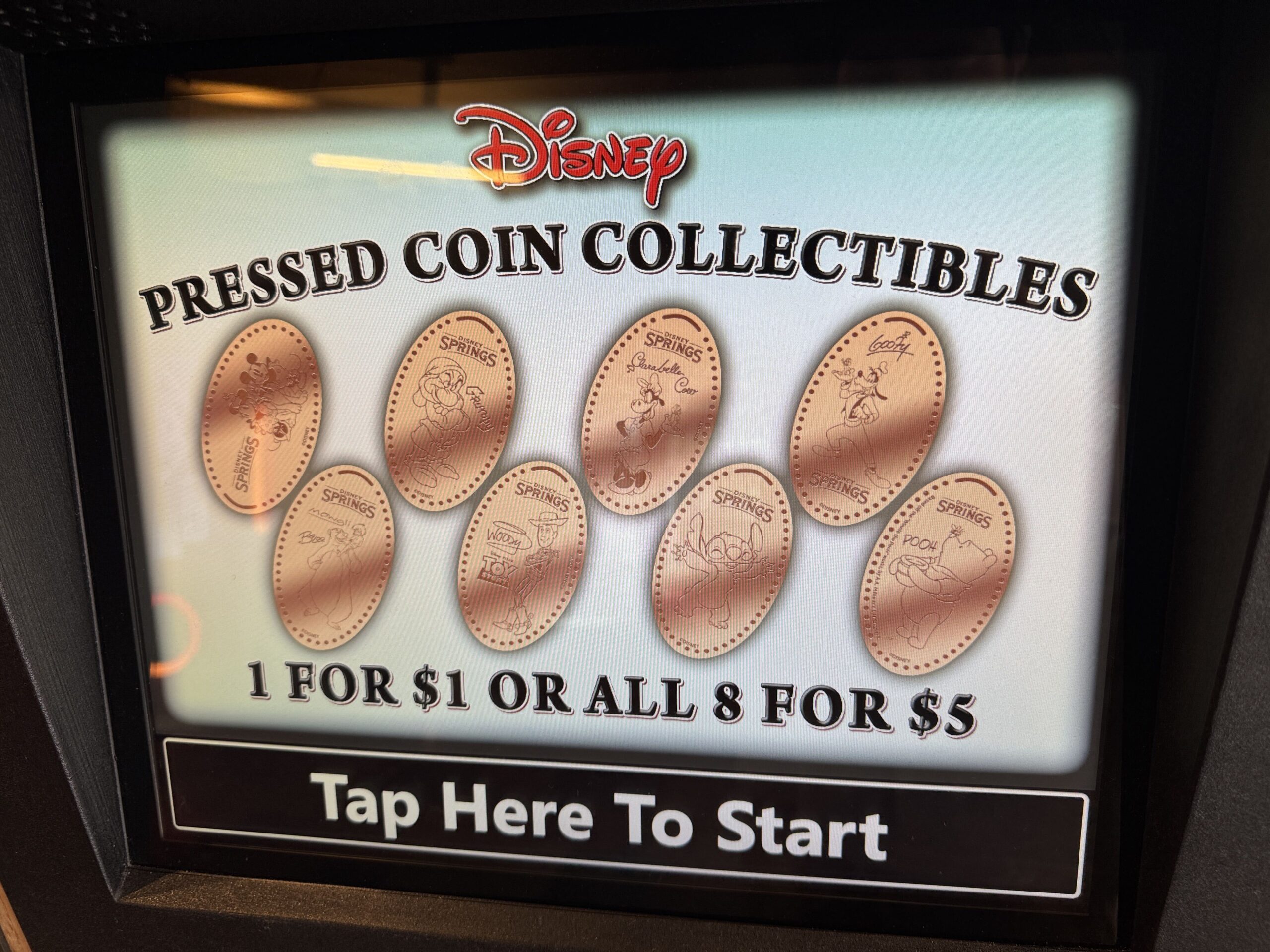 New Pressed Pennies Featuring Mickey and Friends, Stitch, Pooh, and More at Walt Disney World