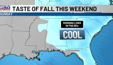 First Alert Daily: A taste of fall this weekend for Tallahassee, the Big Bend and South Georgia🍂