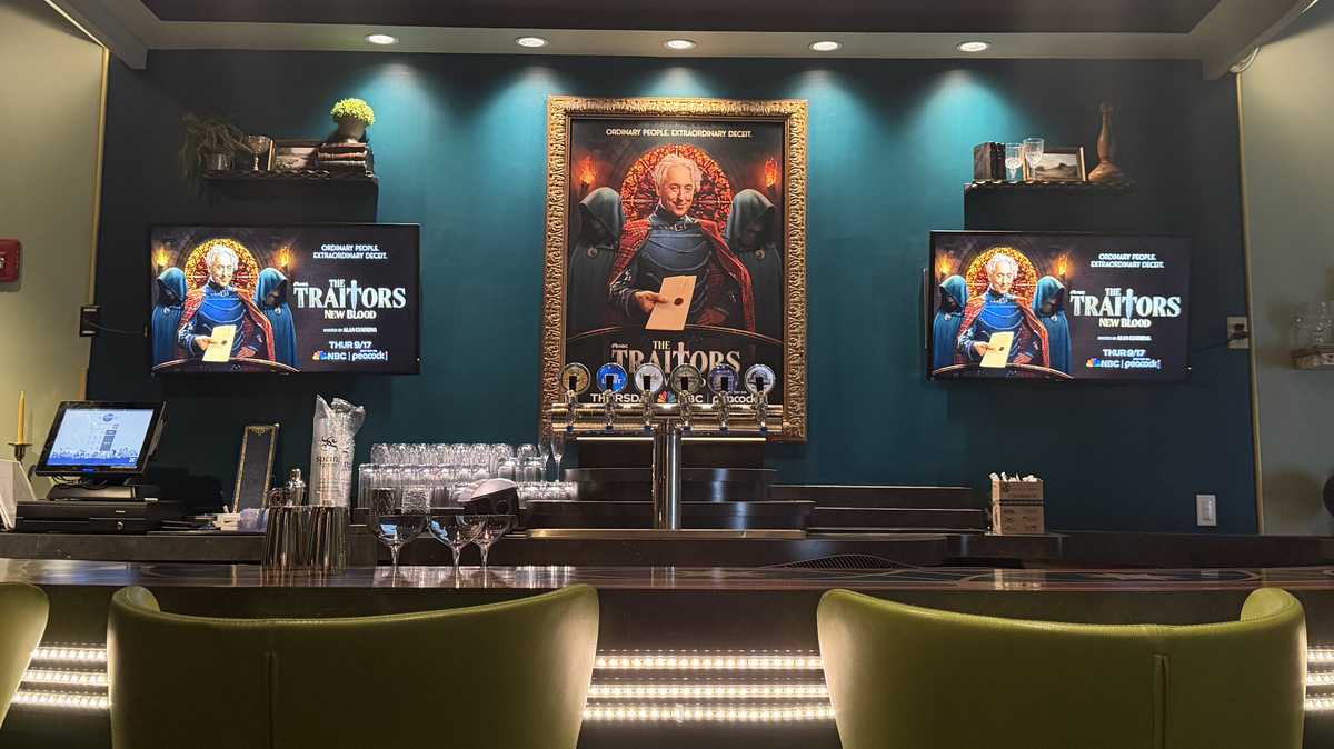 'The Traitors: New Blood' pop-up bar experience at CityWalk