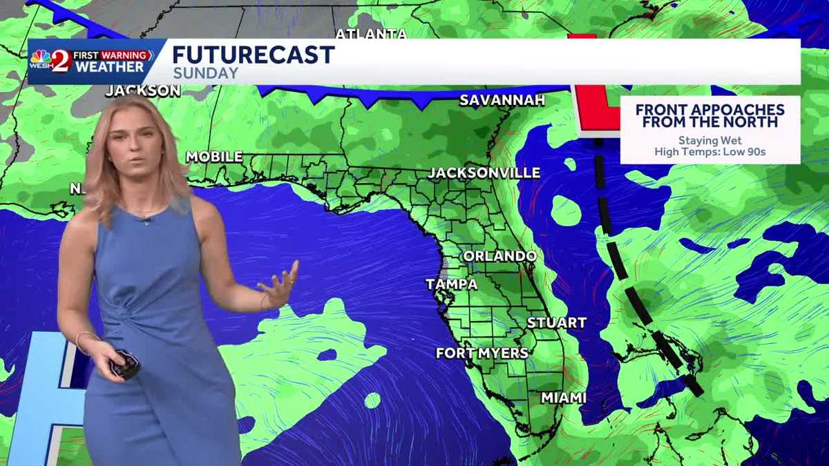 Wet Labor Day Weekend for Central Florida, as afternoon storms fire up